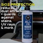 Collinite No. 21 All-In Universal Ceramic Interior Detailer – Easy Spray & Wipe Cleaner + SiO2 UV Protection for Leather, Vinyl, Rubber, Plastic, Fabric & Screens – Fresh Scent – For Cars, Boats, RVs
