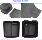 SXCY 2PCS for 2025 2026 Hyundai Tucson Center Console Organizer for Hyundai Tucson (Limited) Accessories 2025 2026 Tucson Limited Console Tray 2025 2026 Tucson Console Organizer(Double-Deck Design)