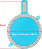 Mag Safe Case Magnet Sticker XZC 2Pcs Strong Magnetic Wireless Charging Magnet Mag Safe Sticker Magnet Circle for iPhone 12 Pro Max 12 Mini 11 Xs Xr 8 Mobile Phone Case