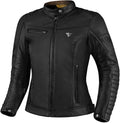 SHIMA Winchester 2.0 Motorbike Jackets for Women AirForce Back Protector Armour Riding Leather Motorcycle Jacket Summer Bikers Ventilated Armoured Bike Motorcycles (Womens, Black, S)