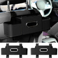 Car Organizers and Storage Box Behind Seat, Car Organizers and Storage Back Seat, With Multiple Pockets, Hanging Car Seat Storage Travel Essentials, Snacks, Bottles (Black * 2)