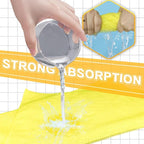 Car Wash Drying Towels, 450gsm Ultra-Thick Absorbent Lint-Free Extra Soft Microfiber Rags for Car Detailing, Interior & Exterior Cleaning Cloths, 16in x 16in - Microfiber, Yellow, 6 Packs