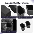 LUWU 2025 2026 4Runner Center Console Cup Holder Compatible with 2025 2026 Toyota 4Runner Interior Accessories Rear Seat Door Side Silicone Cup Holder Insert 4Runner 2026 Accessories