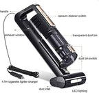 JYYBN Handheld Vacuum Cleaner, 4500PA 120W High Power Portable Wet Dry Cleaner Car Vacuum, High Power Portable Handheld Car Vacuum Cleaner, Strong Suction