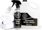 Adam’s Graphene Detail Spray Refill Kit - Extends Protection of Waxes, Sealants, & Coatings | Quick, Waterless Detailer For Car Detailing | Clay Bar, Drying Aid, Add Shine Gloss Ceramic Protection