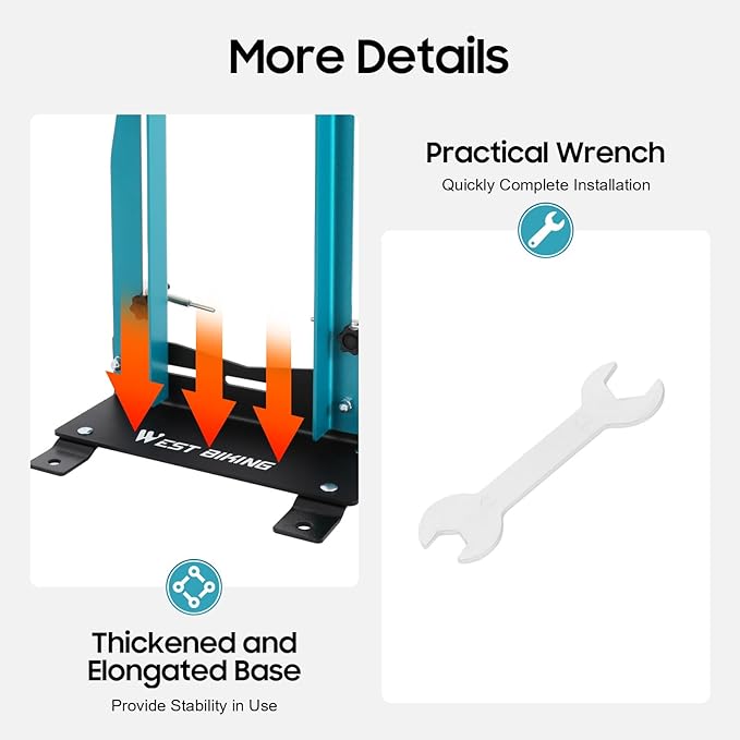 Bicycle Wheel Truing Stand for 27.5 - 29 Inch - Bike Rim Maintenance Tool with Spoke Wrench, Wheel Calibration and Alignment Rim Truing Tool for MTB, Road