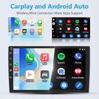 Junsun 5G WiFi (64GB ROM) Car Radio Stereo for Dodge Ram 1500 2500 3500 2013-2019,Wireless Wire CarPlay/Android Auto,9" HD Screen Support Cargo Rearview,GPS DSP RDS BT 5.0 AM/FM Auto AC