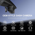 Mangoal 4K Dash Cam for Honda Pilot 2023 2024 2025 2026 Gen4 YG1/2, Passport 2026 Gen4 YF9(Model C), Integrated OEM Look, UHD 2160P Video, WiFi & App, GPS, 64GB Card