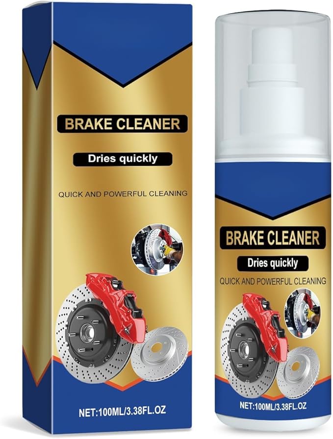 Powerful Non-Acid Brake Cleaner, Wheel and Tire Cleaner Spray, Iron & Fallout Remover, Effective Brake Dust & Grime Cleaner for Car Wheels Tires Brakes All Vehicle Models