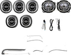 Interior Ambient Light Package 64 colors Replacement for new Benz GLC Class X254 W254 2023-2025year (7pcs air vent+5pcs dashboard strips)