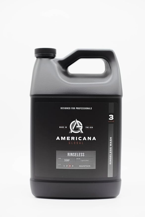 Rinseless Wash, Gallon - Eco-Friendly No-Rinse Car Wash Solution, Safely Cleans & Protects Paint, Ceramic Coatings, Vinyl, & PPF