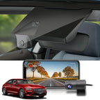 Fitcamx Front 4K+Rear 1080P Dash Cam Adapts for Genesis G70 2019-2026 (Part No Ends with #G9600), Integrated OEM Look, Dual HD Video, WiFi & APP, Loop Recording, G-Sensor, Easy to Use, 128GB Card