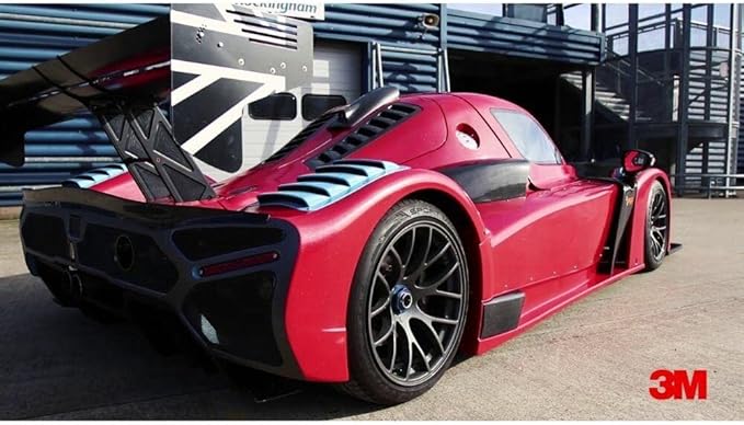 3M Car Wrap Roll 2080 Gloss Flame Red | G53 | (5ft x 60ft (300 Sq/ft)) | Automotive Vinyl Wrap for Cars - Car Interior Wrap & Exterior | w/Free Instawraps Pro Glove