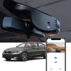 Fitcamx 4K Dash Cam Suitable for BMW 3 4 Series M3 M4 2020-2024 (Model A) 330i 430i Xdrive 330e M340i M440i Coupe, OEM Style, 2160P UHD Video, Built-in WiFi & APP, Loop Recording, G-Sensor, 64GB Card
