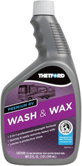 Thetford Premium RV Wash and Wax, Detergent and Wax for RVs / Boats / Trucks / Cars 32 oz - Thetford 32516