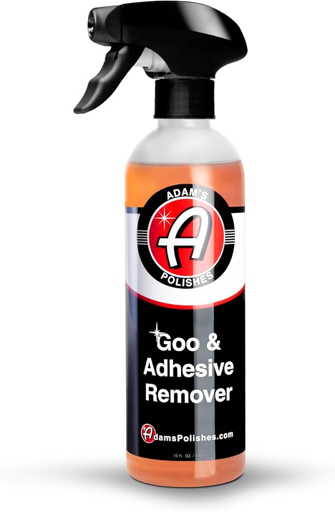 Adam's Polishes Goo & Adhesive Remover - Non-Toxic Goo, Bumper Sticker, Decal, Glue, Tree Sap, Permanent Marker, Crayon, Etc. Cleaner For Outdoor & Indoor Use