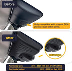 Fitcamx Front 2K+Rear 1080P Dash Cam Adapts for Honda Civic 2016-2021 (Has 6 Vents/HD2-0211) & Honda Insight 2019-2022, OEM Style, Dual HD Video, WiFi & APP, Loop Recording, G-Sensor, 64GB Card