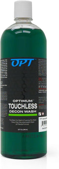 Optimum Touchless Decon Car Wash Soap – pH Neutral, Heavy Duty Decontamination, Touch Free, Spray on and Rinse Off Car Wash and Ceramic Coating Maintenance Multi-Use Formula (32 Oz)