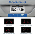Backup Camera for Truck 7 Inch HD 2K Front Rear View Monitor kit Auto Color Image Night Vision, IP69 Waterproof DIY Grid Lines for Car/RV/Tractor/Semi-Trailers/Pickup H7