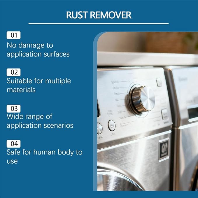 Heavy-duty Metal Rust Remover, Highly Concentrated Steel Rust Remover, Anti-Rust Converter Spray, Effective Anti-Rust Converter Spray, Powerful Removal Sprays For Car