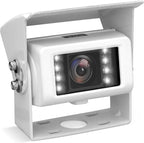 Pyle 7'' Digital Marine Camera, 150 Degree Rear View Camera White, RV Camera, Designed for Car/Truck use 12/24 Volt Systems, Water Resistant with Built in Microphone, w/ IR Night Vision Illumination