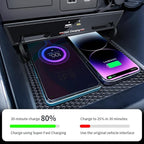 Car USB Hub Docking Station for Honda CR-V CRV 2023 2024 2025 2026 Type-C Fast Charger Auto Interior Centre Console Accessories Cigarette Lighter Decoration Phone Wireless Charging Adapter