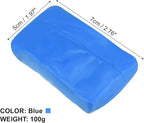 X AUTOHAUX Car Clay Bar Wash Mud Blue 100g Detailing Cleaning Polishing Tool for Cleaning Cars RV Boats Bus Coating