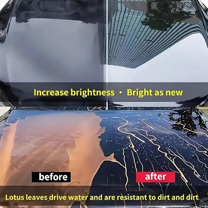 Hydrophobic Spray Sealant - Water Activated, Spray on Rinse off for Wet Car, High Gloss Paint Protection