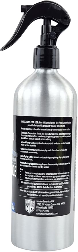 Professional Metal & Chrome Ceramic Coating (50ml Bundle) / 18 Month Protection from Rust, Scratches, Water Spots / 2x Thicker, Easy Application for Railings, Anchors and more
