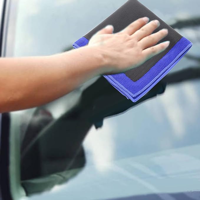 Clay Towel Fine Grade Auto Detailing Clay Bar Towel Claying Towel Car Wash Mitt Clay Bar for 11.8x11.8 Inch Clay Towels for Detailing Car Wash Cloth Microfiber Products Cleaning Kit