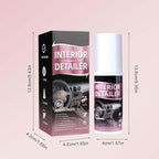 2PCS Car Interior Cleaner, Deep Cleaner Polishing, Interior Detailer Spray, for Cleaning Rubber, Plastic, Leather Surfaces Inside the Car