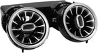 3 Color Rear LED Vent Ambient Light Kit for C GLC Class W205 X253 2015‑2018 ABS PC Replacement Rear Outlet with Matte Finish