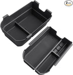 CDEFG 2PCS for 2024 2025 Land Cruiser Center Console Organizer Compatible with 2024 2025 Toyota Land Cruiser 250 Prado J250 LC250 Accessories Middle Console Dual Layer Storage Box(Not Fit Cool Box)