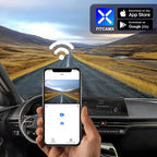 Fitcamx Front 4K+Rear 1080P Dash Cam Adapts for Kia EV6 2022-2025 Light Long Range GT Line Wind, OEM Style, Dual HD Video, Built-in WiFi & APP, Loop Recording, G-Sensor, Easy to Use, 128GB Card