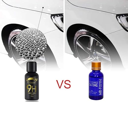 Ceramic Coating for Cars, Mr Fix 9H Nano Sealant for Auto Detailing, Anti Scratch Hydrophobicty High Gloss Paint Protection Pro