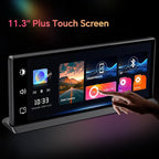 K2 PRO 11.3'' Wireless CarPlay Screen 4K Dash Cam Portable Android Auto Car Stereo Video Recording, Car Audio Receivers 1080P Backup Camera, Bt/GPS Navigation/AirPlay/Siri