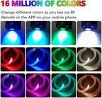 Firework 16W RGBW LED Fiber Optic Lights Star Ceiling Light Kit, Remote+APP+Music Mode Sound Sensor for Car & Home Decoration with Optical Fiber 160pcs 0.03in 6.5ft/2m
