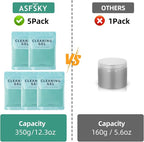 ASFSKY Car Cleaning Gel (5 Pack) Cleaning Putty Universal Dust Cleaning Car Interior Cleaner Keyboard Dust Remover Car Slime Gifts for Men Women Girl
