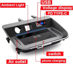for Toyota RAV4 2020-2025 Car Center Console Phone Charger Fast Wireless Charger Charging Plate Charging Holder