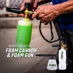 Slick Products Total Off-Road Wash Super Concentrate – Thick Foaming Car Wash Soap with Hybrid-Ceramic Formula for Dirt Bikes ATV UTV Trucks Jeeps and More – Foam Cannon Ready – 128 oz