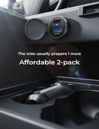 LISEN 54W Car Phone Charger USB C, Cigarette Lighter Adapter, Car Accessories for iPhone, USB C Car Charger Adapter USBC Type C 12v, Fit for iPhone 16, 15, 14, 13 Samsung Google iPad Android, Blue