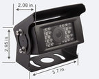 AHD 1080P 7" Wired Reverse Rear View Backup Camera System,Guide line,IP69K Waterproof IR Night Vision Camera, for Tractor/Truck/RV/Excavator/Caravan/Skid Steer/Heavy Equipment