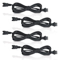 Rock Light Extension Wire 4 Pin 4 Pcs 4 Pin 60 inch, Pure Copper Insulated Cable LED Cable Cord Set for Motorcycle ATV Golf Car Trucks Neon Strip