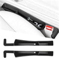 2PCS Car Seat Gap Filler Organizer, Seat Side Gap Organizer for Phone Keys Cards, Multifunctional Automotive Interior Storage Accessories, Universal for SUV Truck Sedan (Black)