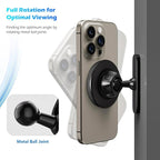 Magnetic Car Phone Holder Mount for 2025 Hyundai Tucson SEL Convenience/Tucson N Line/ 2025 2024 Santa FE Hybrid SEL, Attaches to Metallic Dashboard [Compatible with MagSafe]