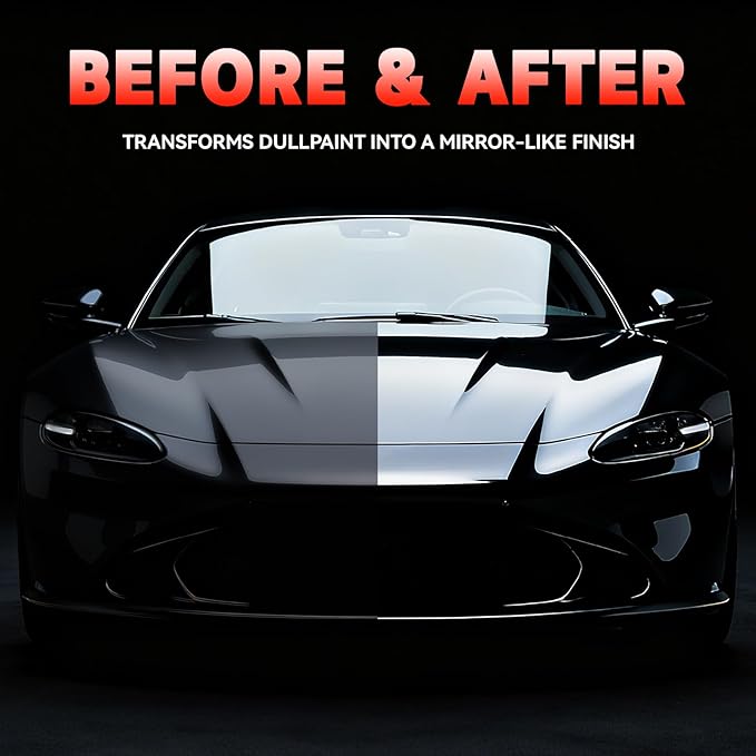 Black CAR Coating Spray | Ceramic Shine Wax for Black Cars