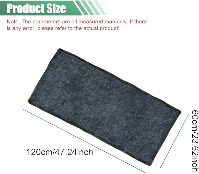48"x24" Car Drying Towel, 1400 GSM Extra Large Microfiber Cleaning Towel with Twisted-Loop Technique, Ultra Absorbent & Scratch-Free Drying Cloth for SUV Truck RV, Machine Washable(48inch)