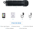 AMKI RGBW 6W Sound Mode Light Source Engine Driver Remote/APP Control Starlight Box Motor for Fiber Optic Star Ceiling Light Kit