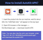 Carlinkit Wireless CarPlay USB Adapter Only Compatible with Android car radios. only for Android Version 4.4.2 or Above. APK Must be Successfully Installed Before use. Model:CPC200-CCPA