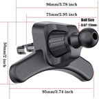 Air Vent Clips for Car Mount,Sturdy Vent Grip for Most Car Phone Holder&Wireless Car Charger-Car Air Vent Clip Only/Compatible with RAM Mounts Joint Ball Diameter 0.67 inch/17mm Devices